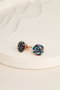 Heliophilia Silver Pendientes de Plata Esterlina 925 en Oro Rosa